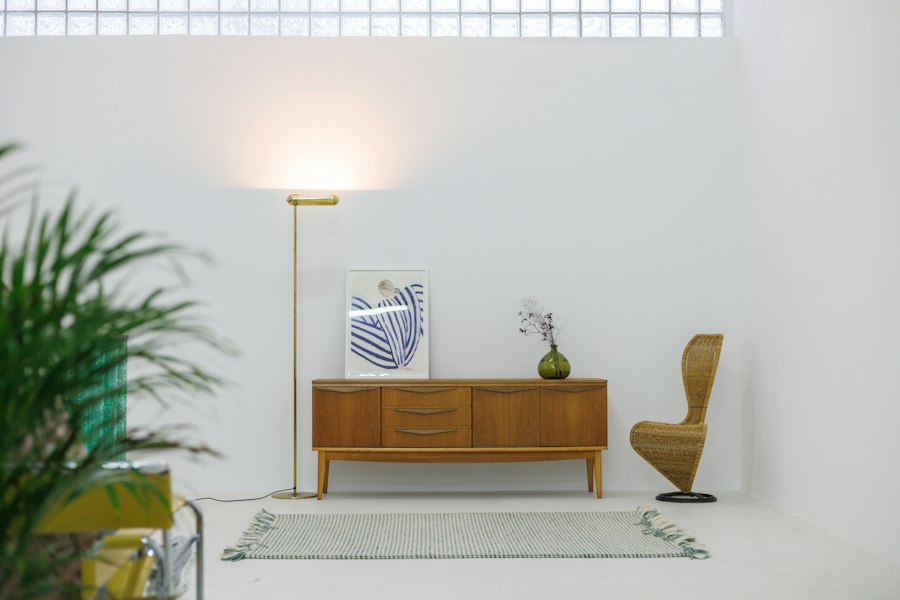 Photo mobilier scandinav vintage
