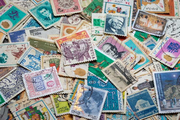 Photo stamp collection