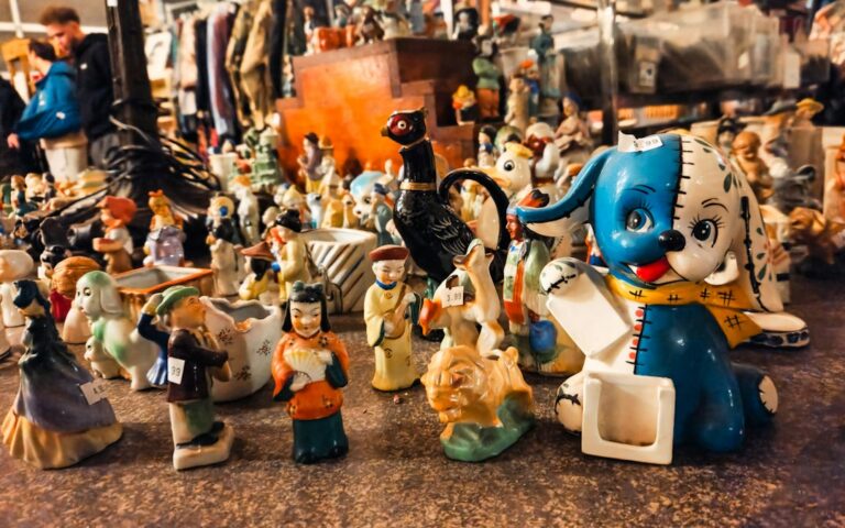 Photo collecting vintage toys