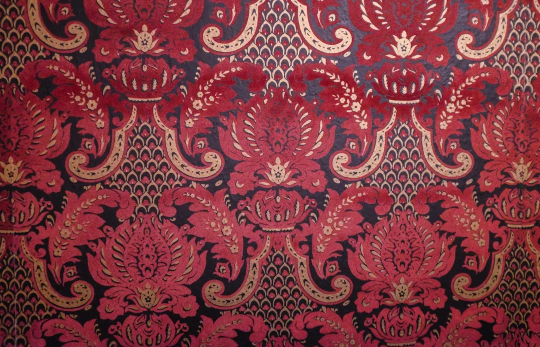 Photo velvet and silk texture combination retro